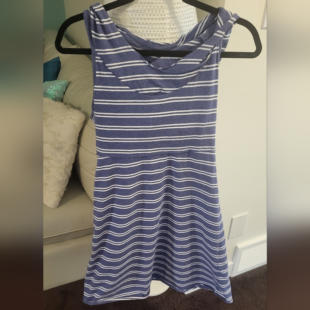 Soft, comfortable, hooded dress